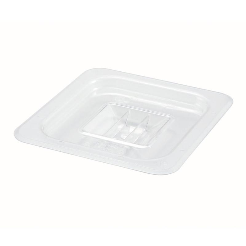 Polycarbonate Clear Solid Cover for 1/6 size Food Pans 1 Polycarbonate Clear Solid Cover for 1/6 size Food Pans